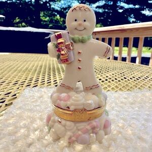 Lenox Gingerbread Trinket Box